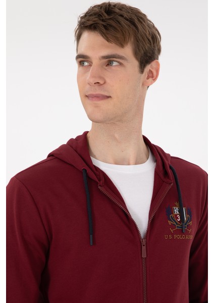 Erkek Bordo Hırka (Örme) 50293649-VR014