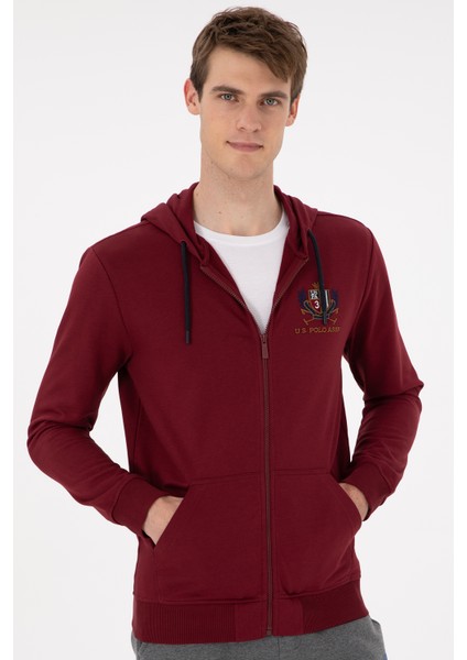 Erkek Bordo Hırka (Örme) 50293649-VR014