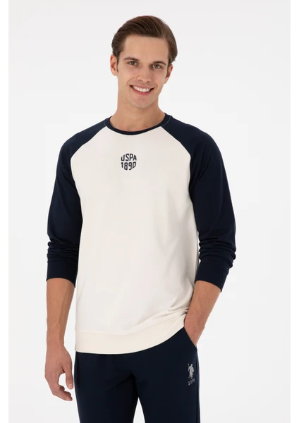 U.S. Polo Assn. Erkek Krem Sweatshirt 50293455-VR071