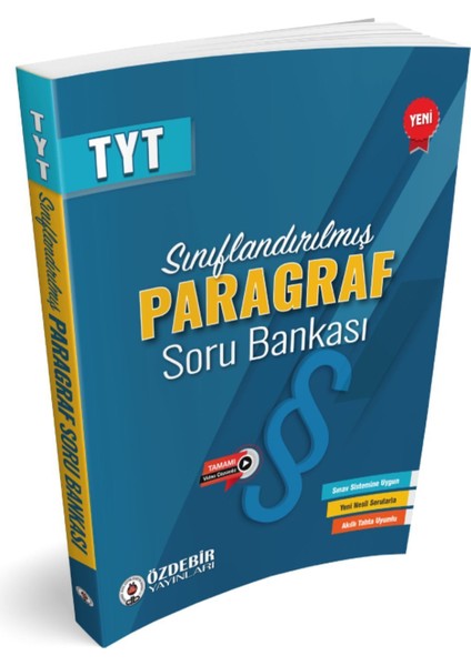 Üç Dört Beş Yayınları 2024 Model 0 Risk Paragraf Soru Bankası Alt