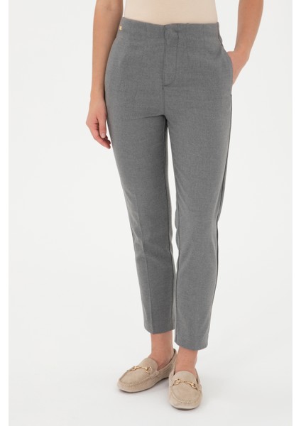 Kadın Gri Pantolon (Kanvas-Chino) 50298545-Vr024
