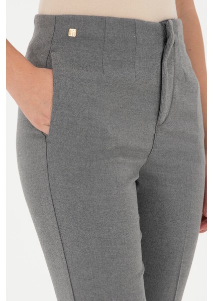 Kadın Gri Pantolon (Kanvas-Chino) 50298545-Vr024