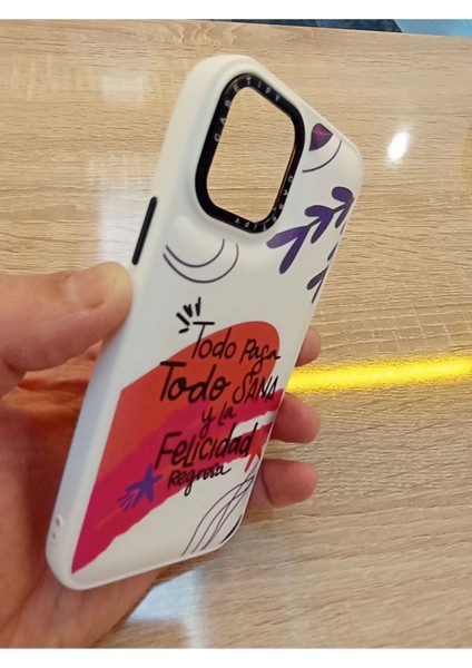 iPhone 12 iPhone 12 Pro Özel Baskılı Içi Kadife Lansman Kılıf