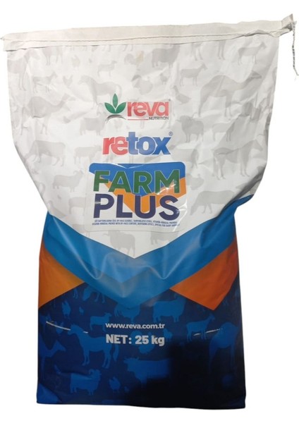 Retox Farm Plus Süt Hayvanlarına Özel By-Pas Içerikli Tamponlayıcı Etkili Premiks 25 kg Kraft indirimleri