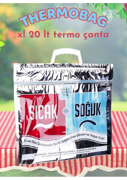 Magic Cool Bag Sıcak Soğuk Taşıma Torbası Termos Torba 50×50×10