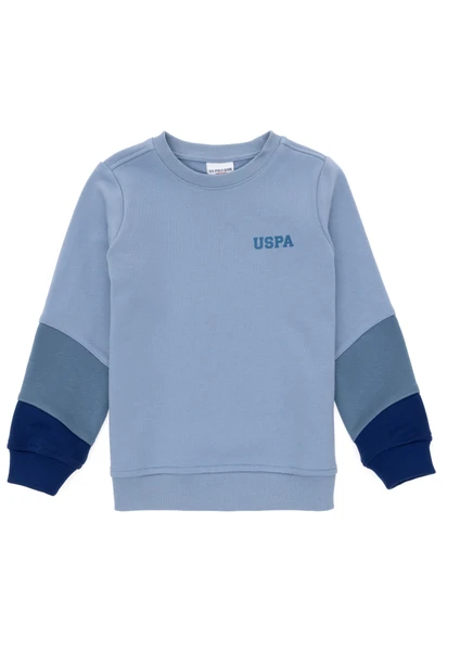 U.S. Polo Assn. Erkek Çocuk Açık Mavi Sweatshirt 50293604-VR003