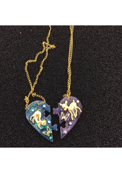 Epoksi Silikon Kalıp Çift Kalp Kolye Ucu Geçmeli (6 cm ) modelleri