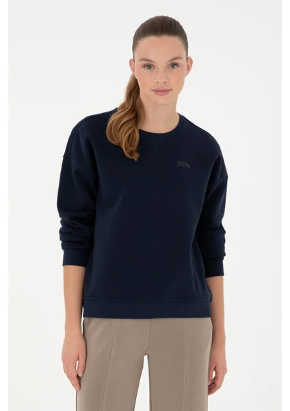 U.S. Polo Assn. Kadın Lacivert Sweatshirt 50297296-VR033