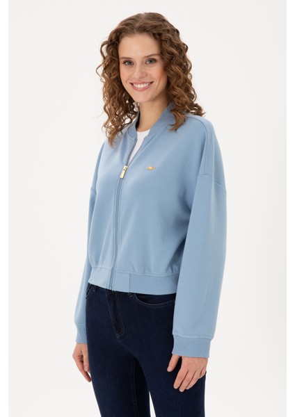 Kadın Açık Mavi Sweatshirt 50299000-VR003