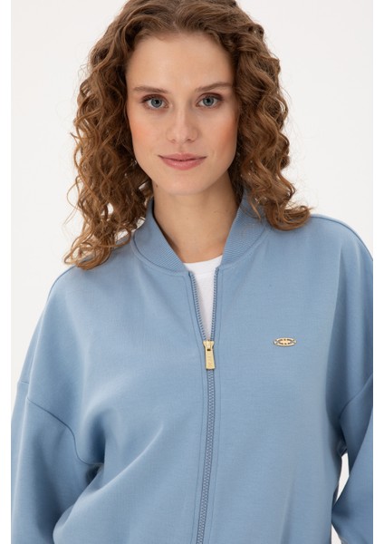 Kadın Açık Mavi Sweatshirt 50299000-VR003 fiyatları