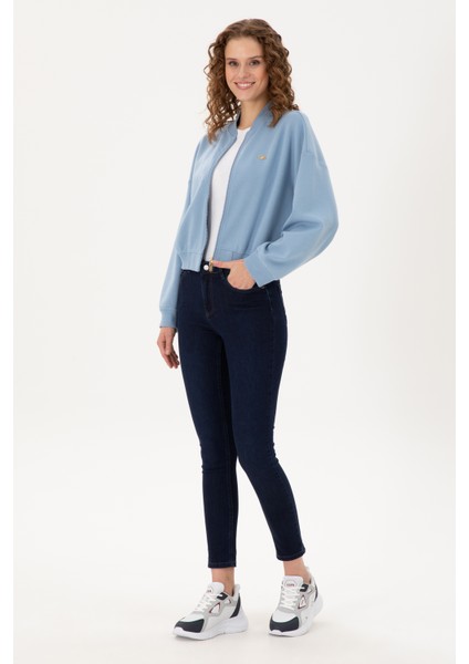 Kadın Açık Mavi Sweatshirt 50299000-VR003 fırsatları