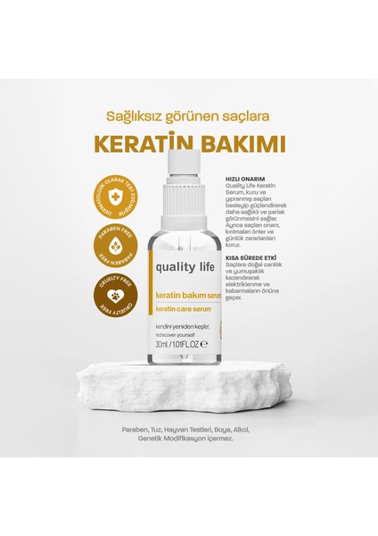 Yoğun Keratin Bakımı Serumu ( Keratin Saç Bakımı - Keratin Bakım - Keratin Yağı )