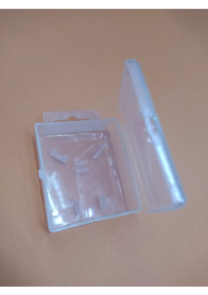 Şeffaf Plastik Altın Takı Mücevher Kolye Yüzük Küpe Saklama Kutusu Organizer Kutu Değerli Hissettirir XS600