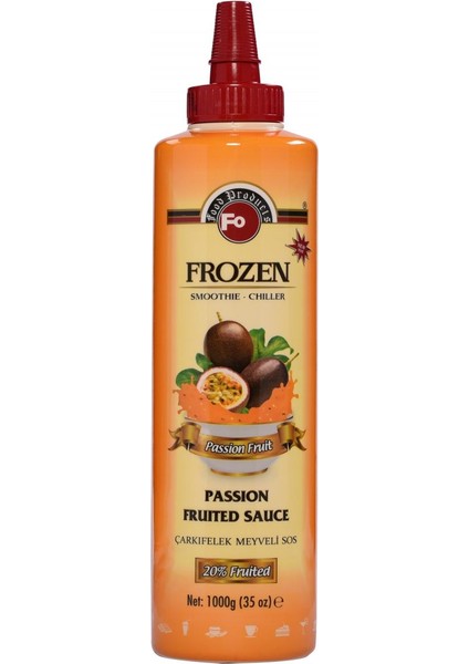 Fo Çarkıfelek Meyve Püresi (Passion Fruit) (Frozen) 1000 gr