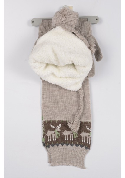 4-8 Yaş 3'lu Cocuk Atkı Bere Eldiven Set fiyatları