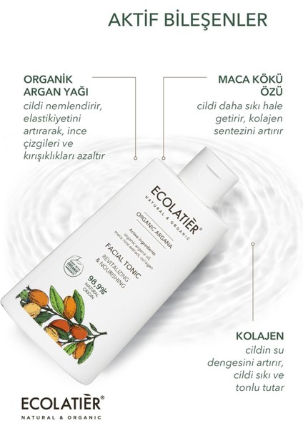 Özel 3’lü Cilt Bakım Seti: Yüz Temizleme Köpüğü + Yüz Toniği + Yüz Bakım Kremi Organik Argan