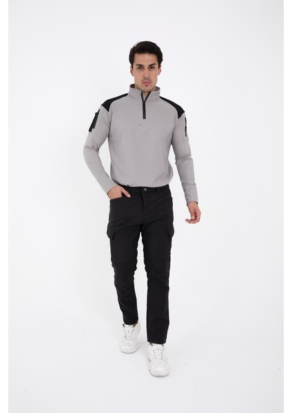 CAMP593 Outdoor Softshell Su Ve Rüzgara içi Polarlı Kışlık Erkek Taktik Pantolon