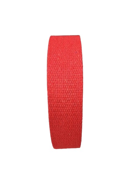 Dar Dokuma Kırmızı 4 cm x 10 mt Pamuklu Kolon Kayış
