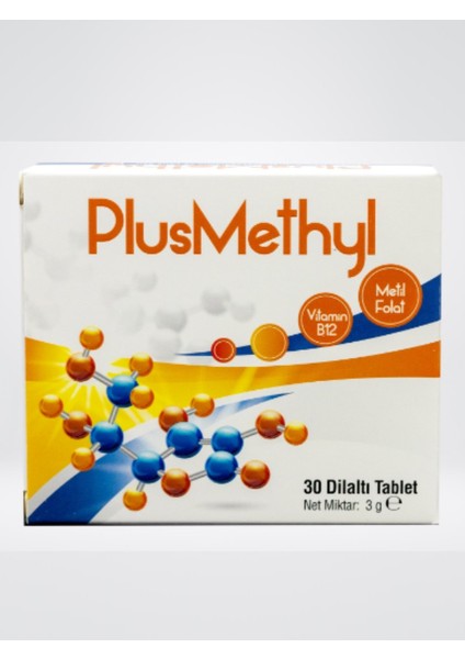 Vitamin B12 Metil Folat 30 Dilaltı Tablet