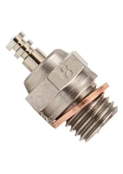 Rc Araba Kamyon Için Standart Akkor Buji Kıvılcım Os O.s. 8 No.8 #8 Sıcak Kıvılcım Nitro Motor Parçaları Os 8'i 1/8 1/10