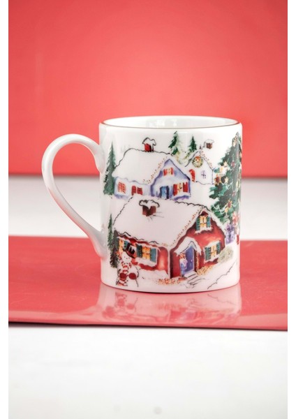 Altın Yaldızlı Porselen Kupa