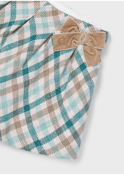 Kız Çocuk Ekose Etek - Yeşil modelleri