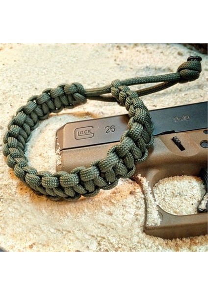 Survival Paracord 550 Paraşüt İpi Erkek Bileklik