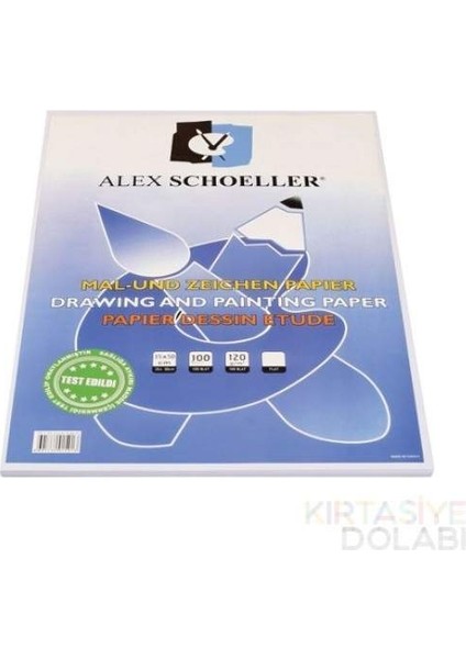 Resim Kağıdı 35 X 50 120 gr 100 Lü Paket