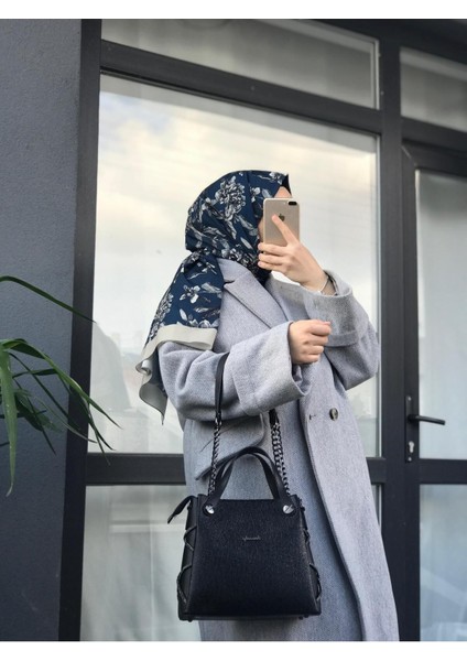 Zincirli Askılı Çanta Ayarlanabilir Uzun Askılı El, Kol ve Omuz Çantası Siyah Kaliteli indirimleri