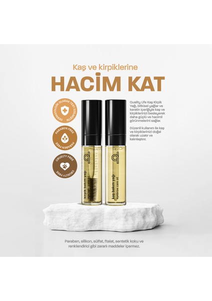 Kaş Kirpik Serumu - Kaş Kirpik Bakım Yağı - Besleyici Uzatıcı 20 ml - Güçlendirici Bakım Serumu