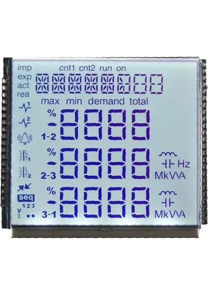 RXM-2011 Fstn/cstn Gerilim Akım Elektrik Güç Göstergeli LCD Ekran