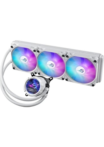 Rog Strix Lc Iıı Argb LCD White All-In-One 360MM Intel-Amd Uyumlu Sıvı Soğutucu
