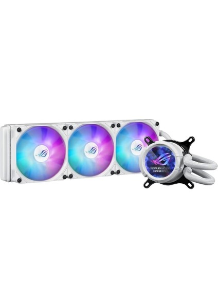 Rog Strix Lc Iıı Argb LCD White All-In-One 360MM Intel-Amd Uyumlu Sıvı Soğutucu
