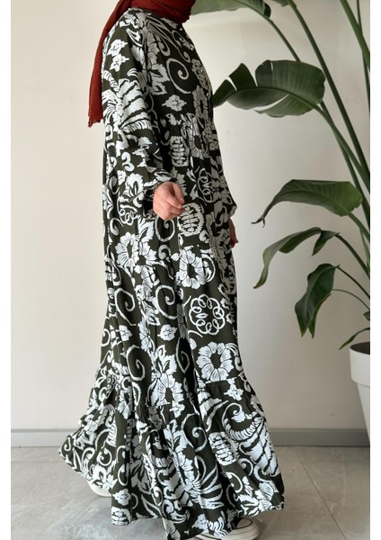Çiçek Bahçesi Elbise- 0014