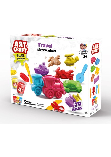 Art Craft Seyahat Araçları Hamur Set 168 Gr.