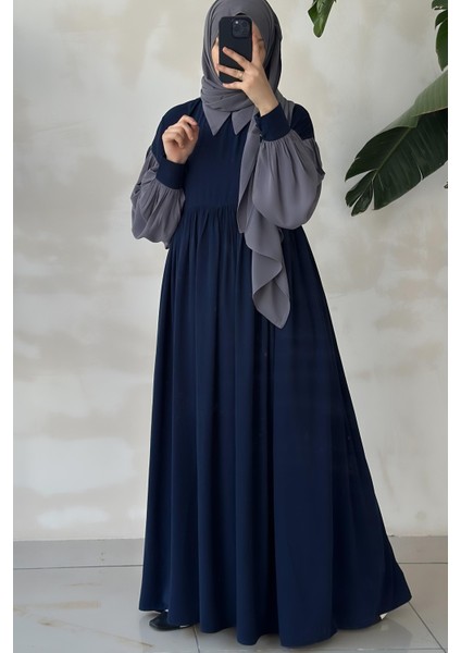 Hijabi Elbise-Lacivert fiyatları