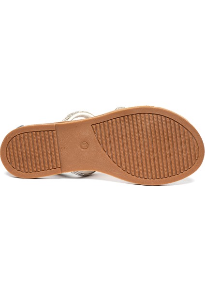 3Y2YS57787-57787 Zn Chıc Casual Sandalet (S)