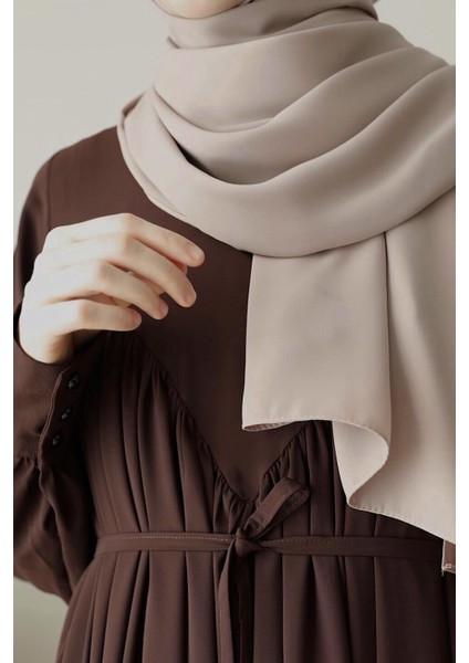 Visal Elbise - Kahve