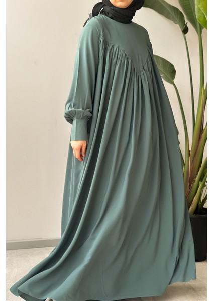 Visal Elbise - Mint yeşil