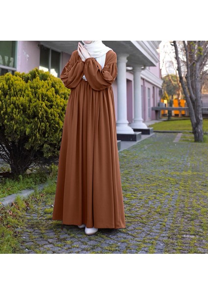 Mavera Elbise- Taba