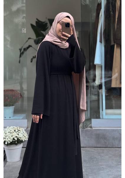 Kuğu Triko Elbise - Siyah indirimleri