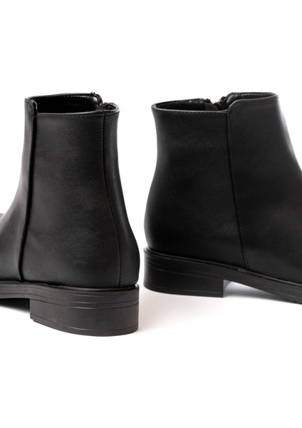 Siyah Fermuarlı Günlük Kadın Bot Bayan Bot fırsatları