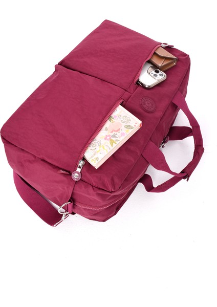 Unisex Önü Cepli Ayakkabı Bölmeli Geniş Hacimli Seyahat Antrenman Gym Fitness Spor Çantası fırsatları