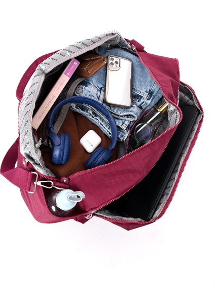 Unisex Önü Cepli Ayakkabı Bölmeli Geniş Hacimli Seyahat Antrenman Gym Fitness Spor Çantası indirimleri