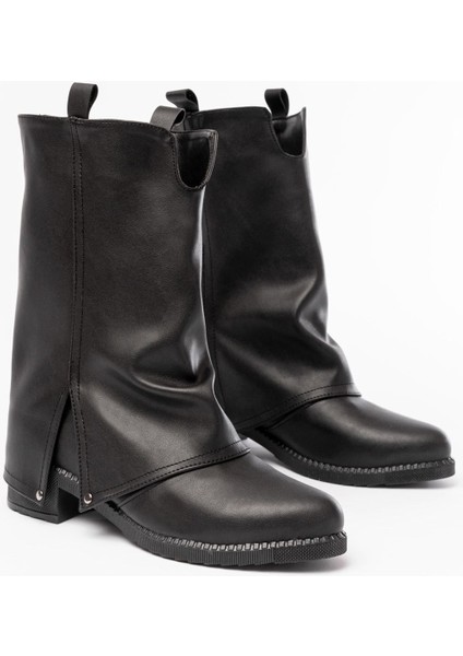 Siyah Günlük Kadın Bot Bayan Bot
