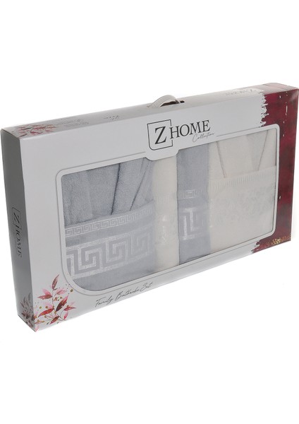 Z-Home Bornoz Set 6 Parça