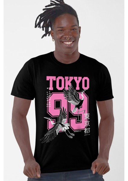 Tokyo 99 Siyah Erkek Tişört
