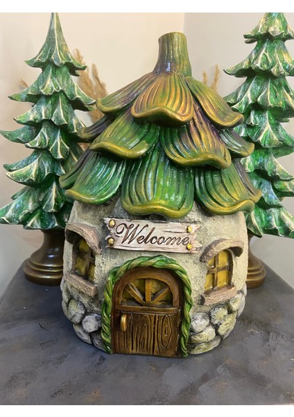 Çilek Şans Evi Polyester Dekoratif Obje (35 x 23 ) fırsatları