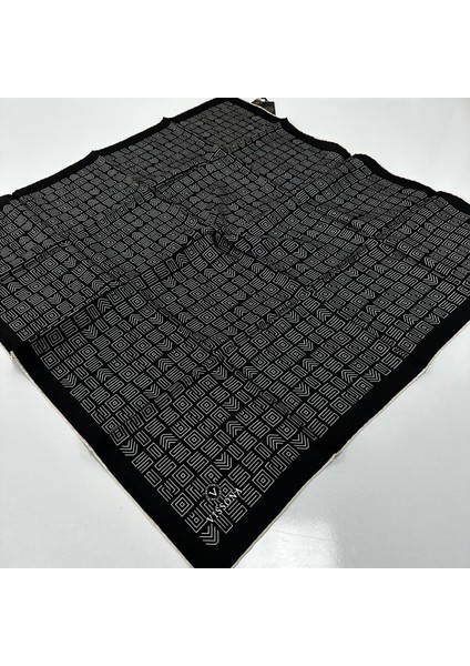 Siyah Twill Ipek Eşarp IPK6401