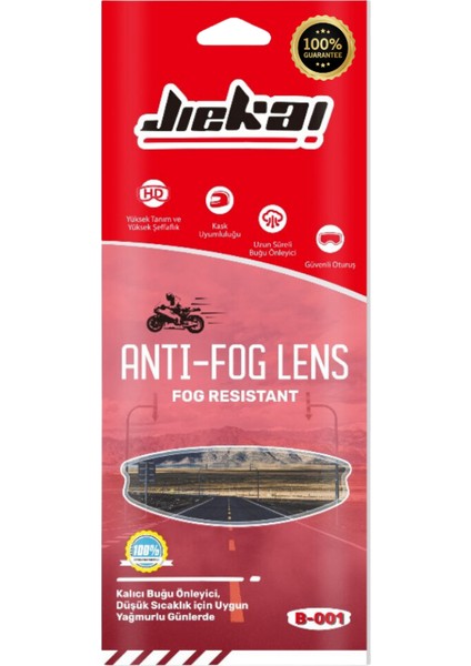 Motosiklet Motorcu Kask Buğu ve Buhar Önleyici Pinlock Üniversal ( Garantili )